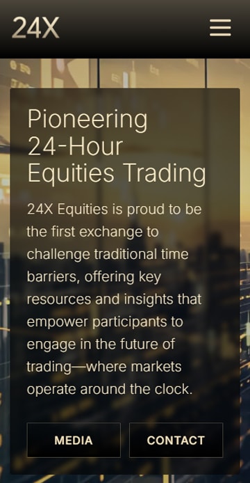 24X Equities Mobile View